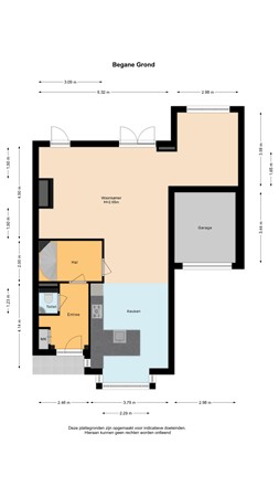 Floorplan - Buitenwatersloot 399, 2614 LD Delft